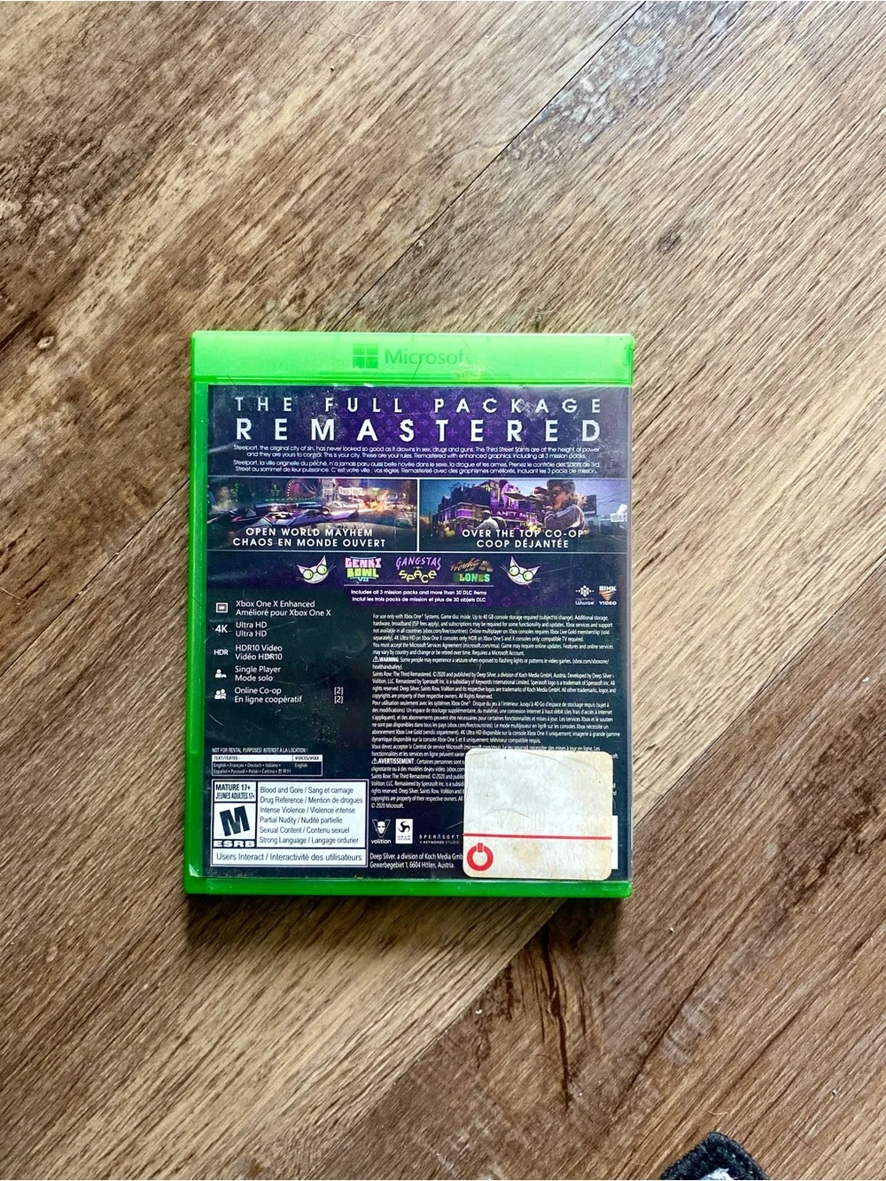 Saints Row the Third- Xbox Game